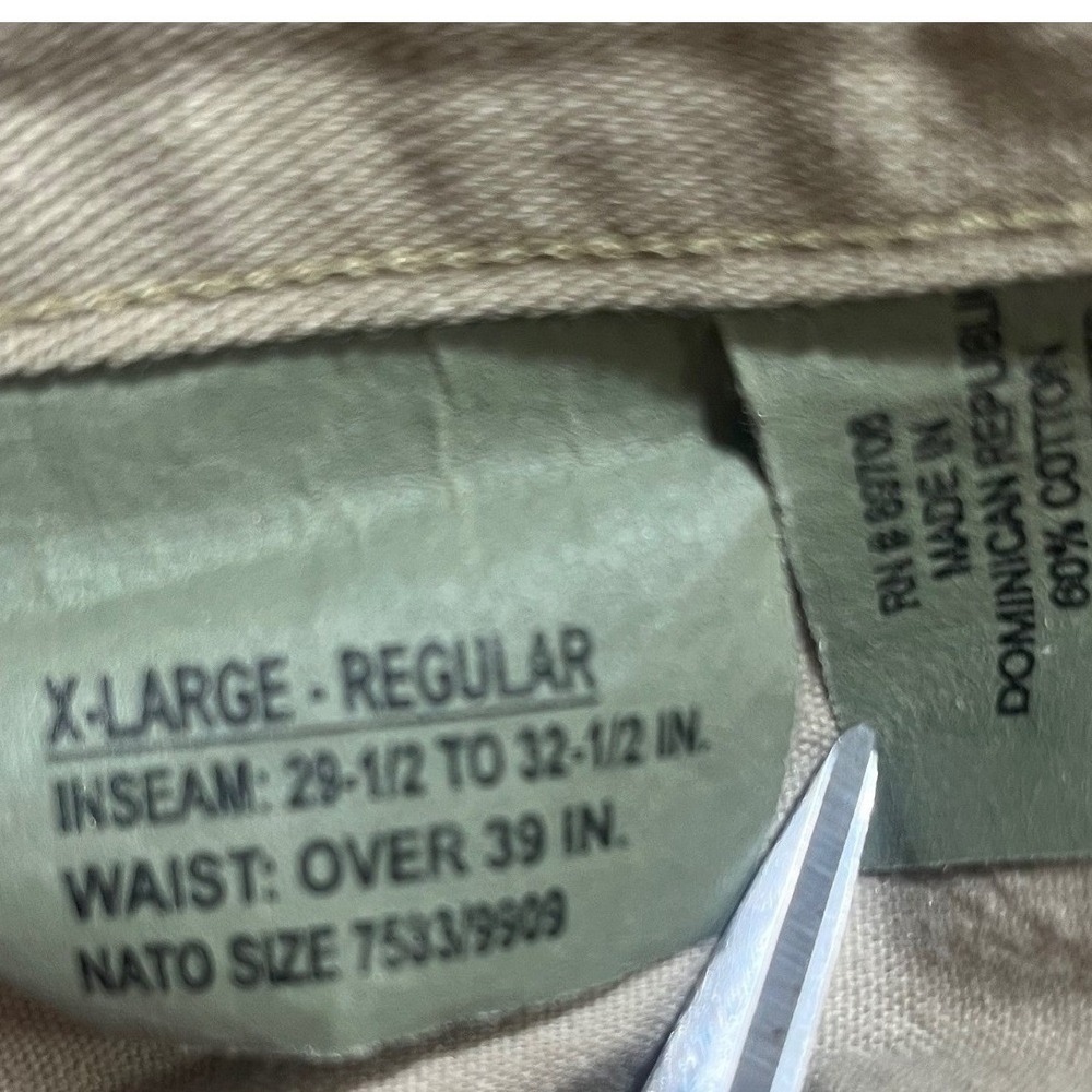 Propper Khaki Combat Trousers‎ Tactical Reinforced Knees Butt Size XL Men's - Picture 9 of 9